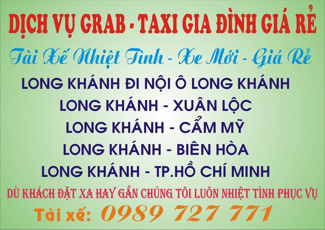 taxi Long An Gọi xe taxi, đặt xe taxi,Grap taxi giá rẻ 0989727771