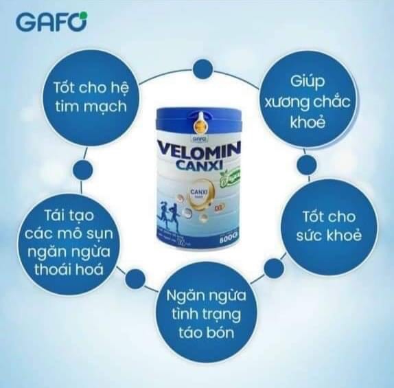 Sữa Velomin Canxi Organic (800gr)_Dành cho người trên 16 tuổi